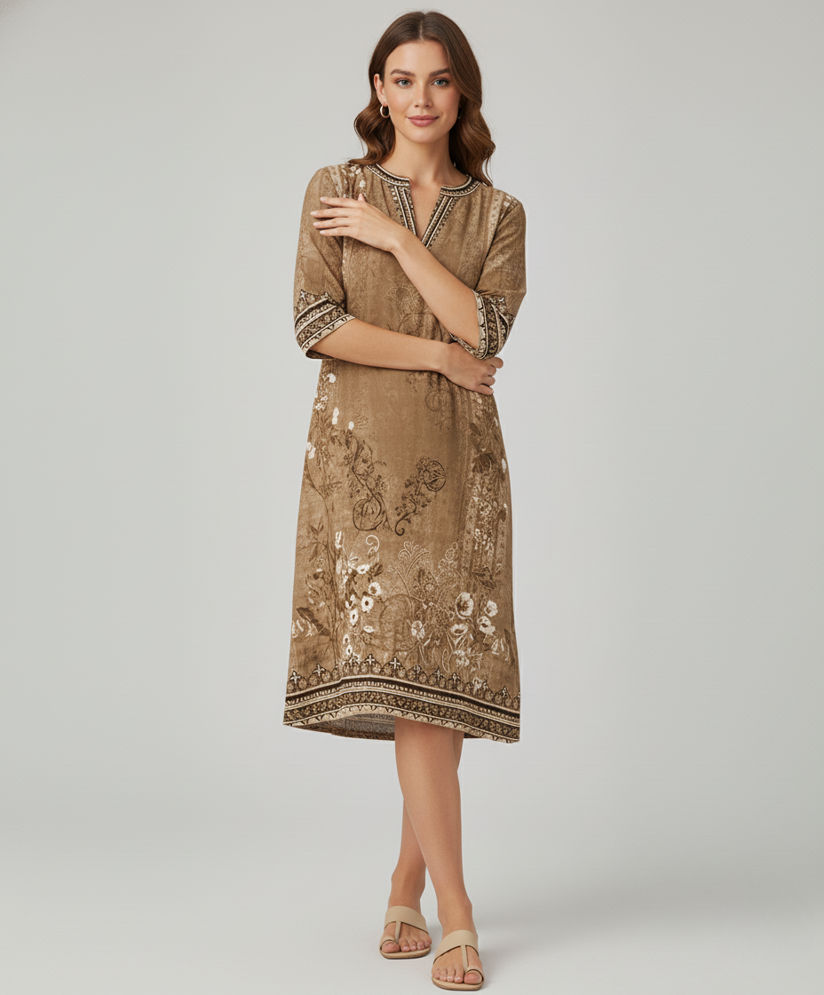 LILY - Miniabiti con stampa floreale retr