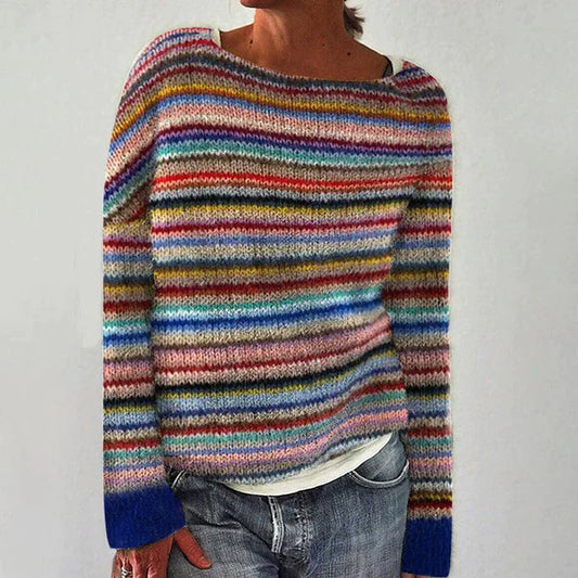 Margot - Maglia a maniche lunghe a righe elegant