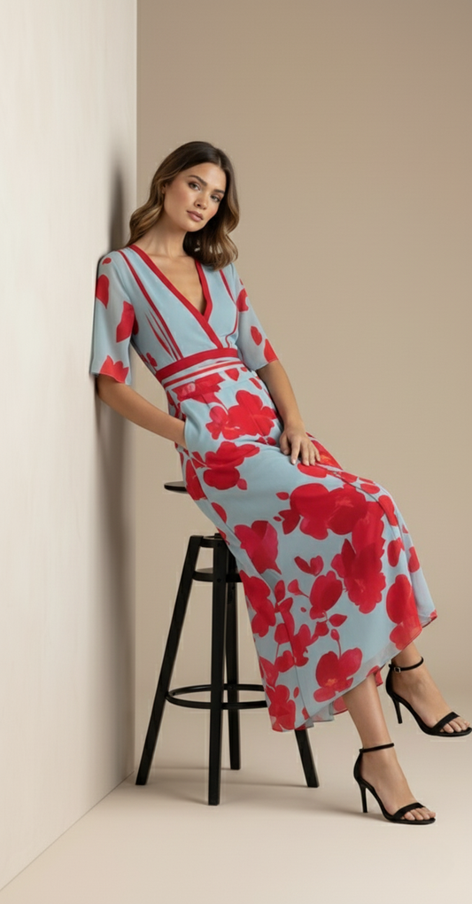 Matisse – Maxi abito floreale elegante