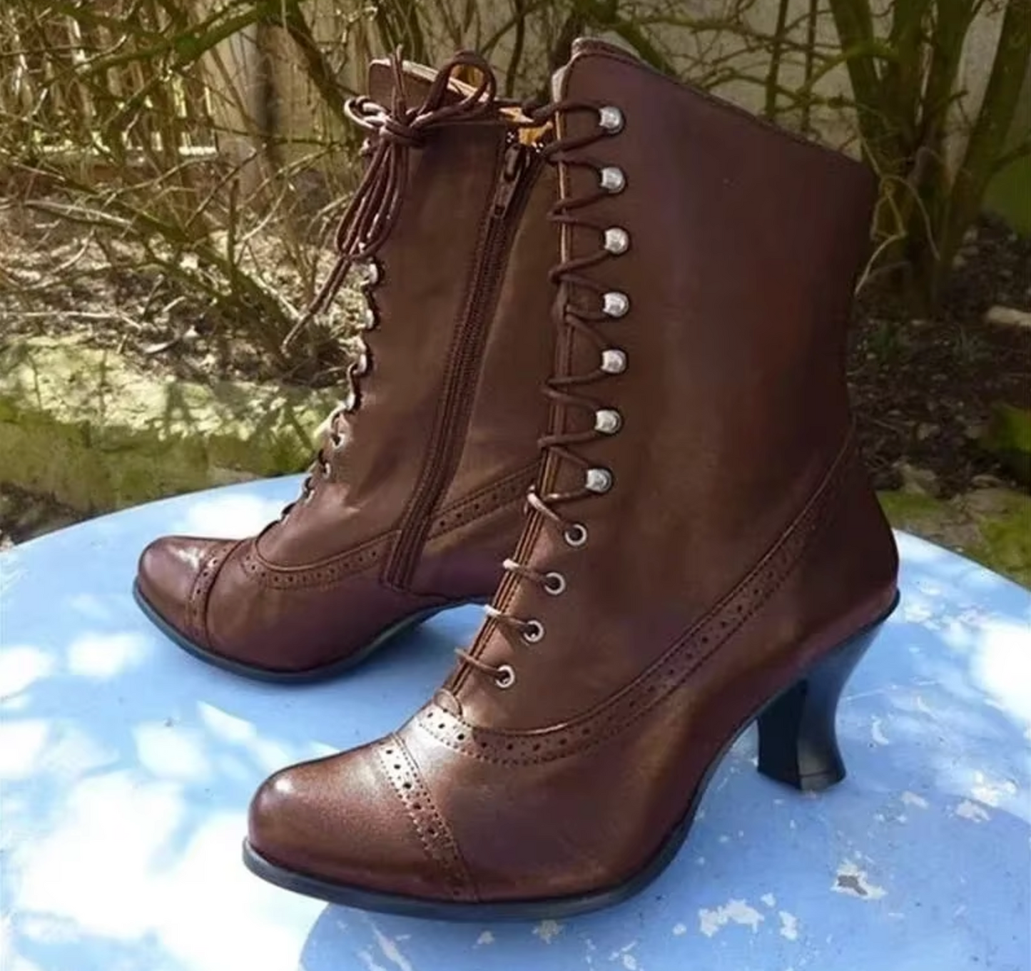 Shiloh – Stivali in pelle con allacciatura