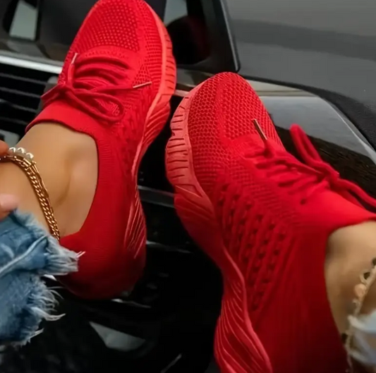 Priscilla - Scarpe da ginnastica ortopediche in rete per donn
