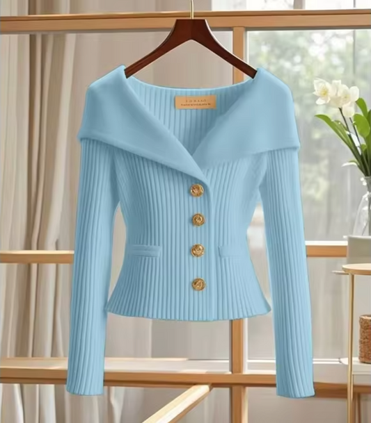 Haven - Cardigan corto lavorato a maglia