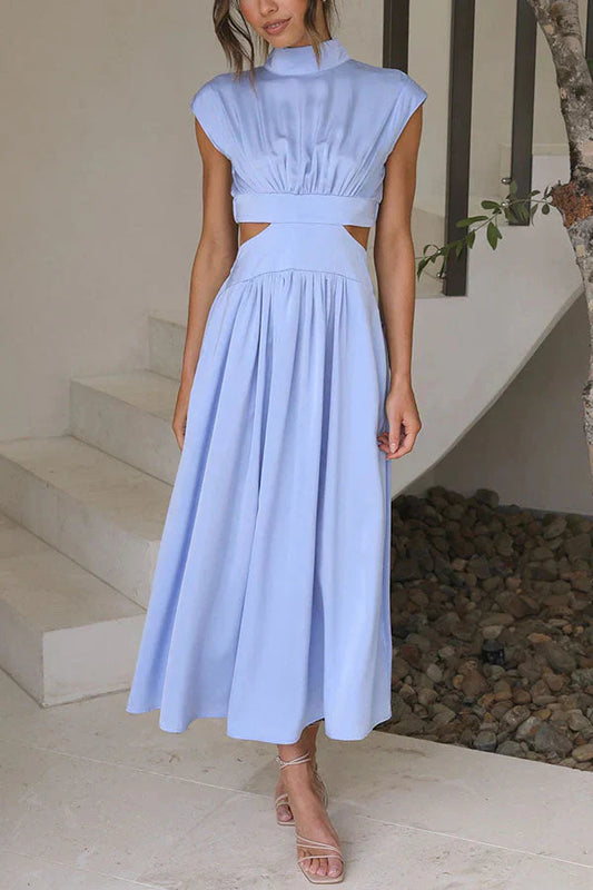 Arabella - Maxi abito plissettato da donna