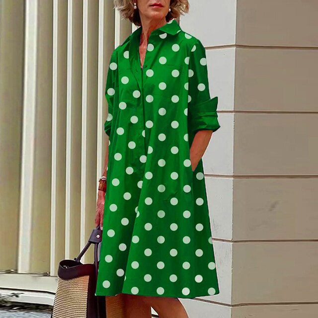 ALLISON - Abito vintage a maniche lungh