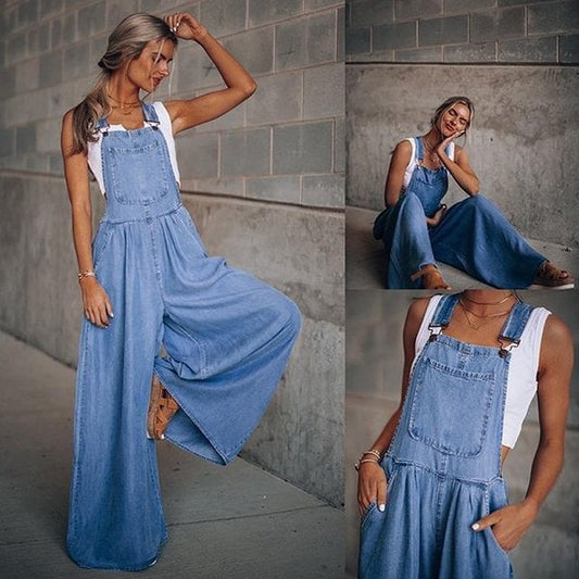 Sanura - Tuta in denim da donna