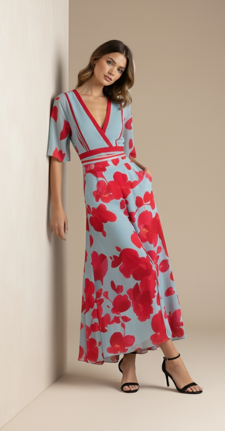 Matisse – Maxi abito floreale elegante