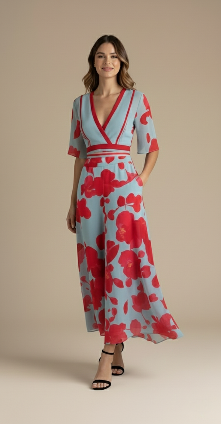 Matisse – Maxi abito floreale elegante