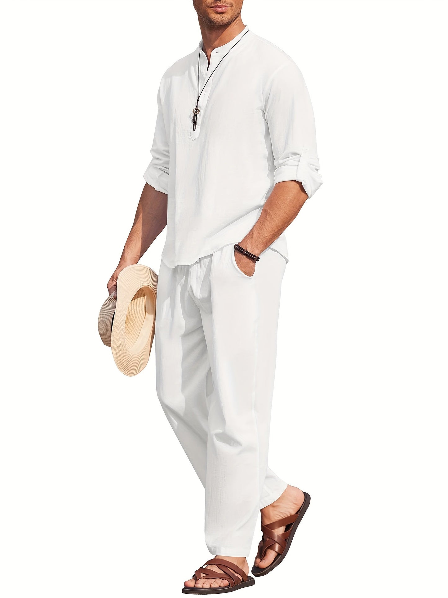 Set di lino bianco - Max