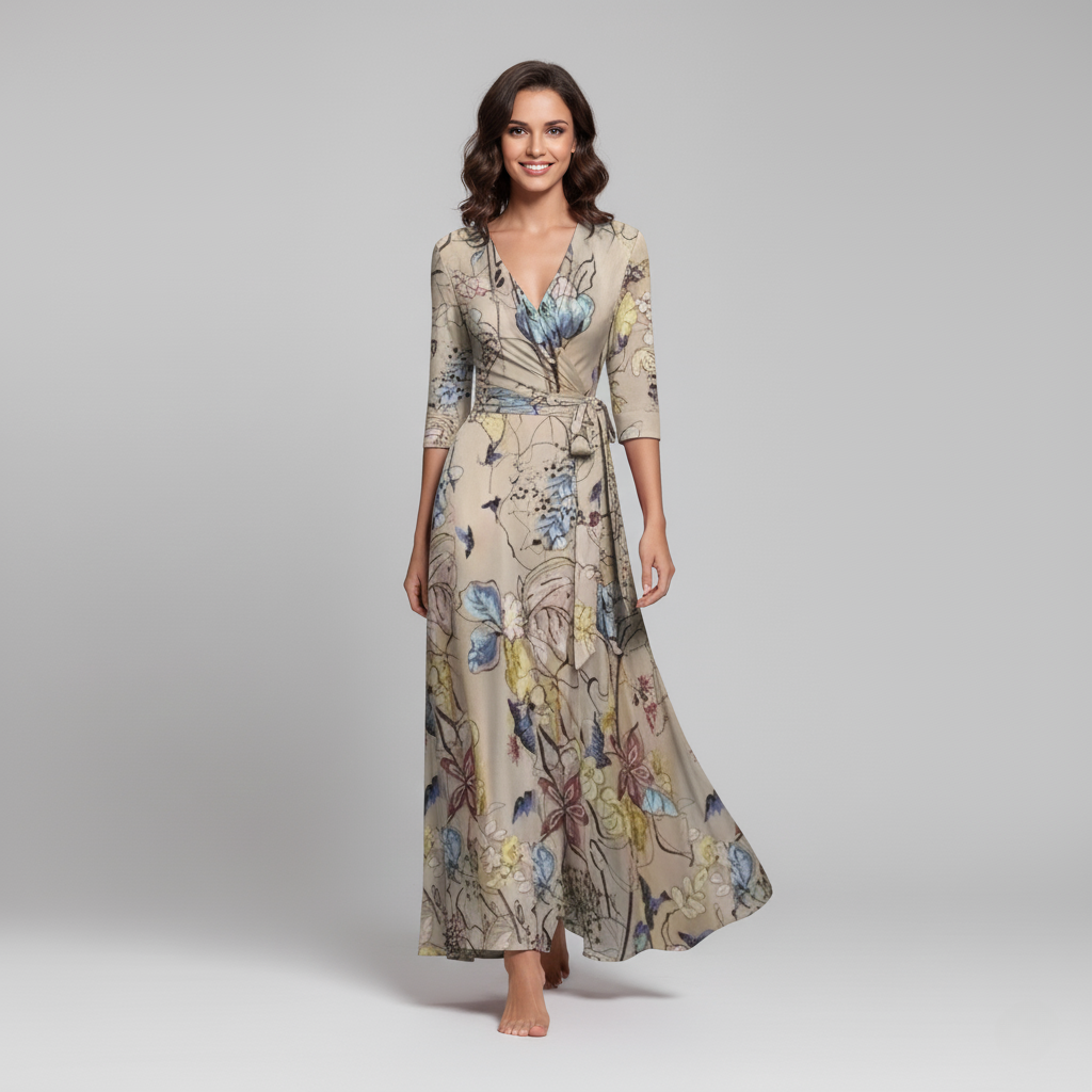 Matisse – Maxi abito floreale elegante