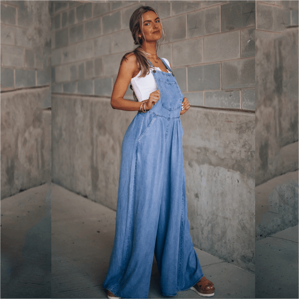 Sanura - Tuta in denim da donna