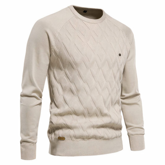 Maglia da uomo con motivo a rombi - Adam