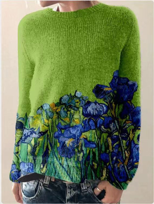 Sofia - Maglia da donna con stampa floreale 3D