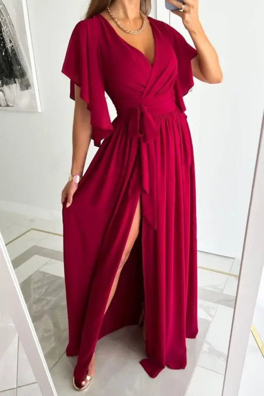 Fedelma - Abito elegante con scollo a V