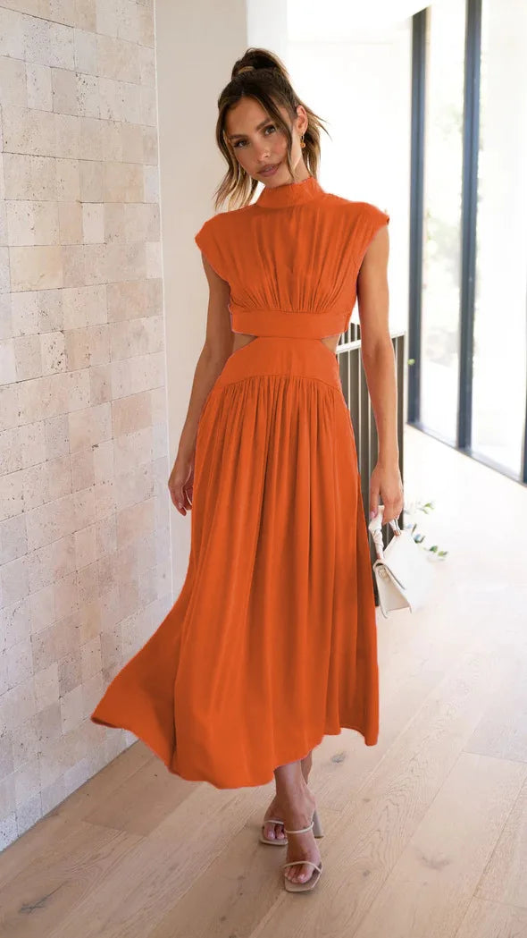 Arabella - Maxi abito plissettato da donna