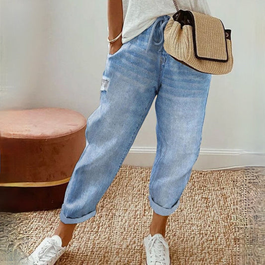 LINK - Pantaloni estivi in cotone boh
