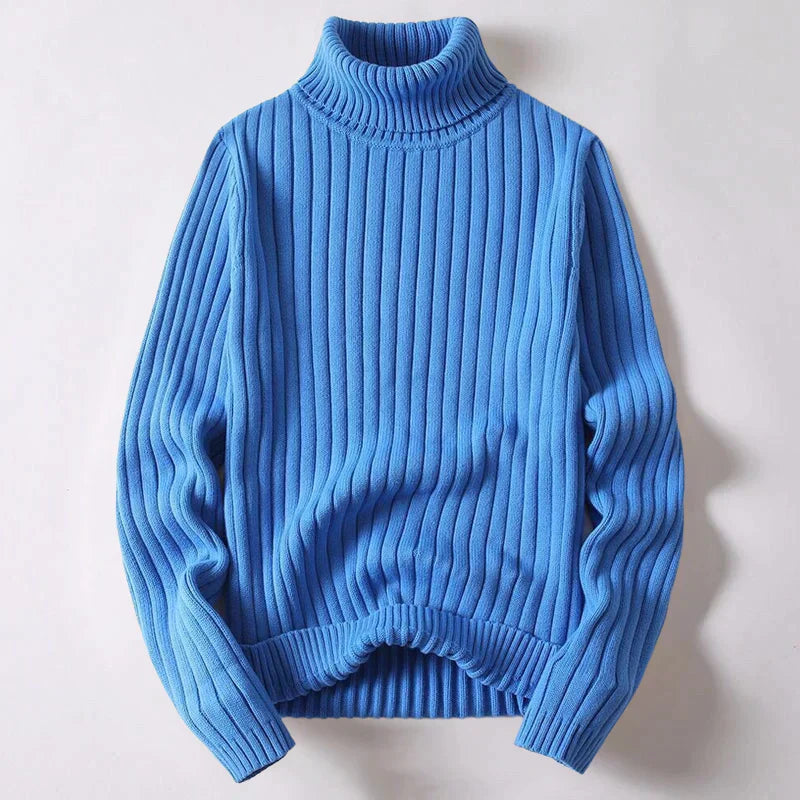 Maglione dolcevita da uomo in lana merino - Wyatt