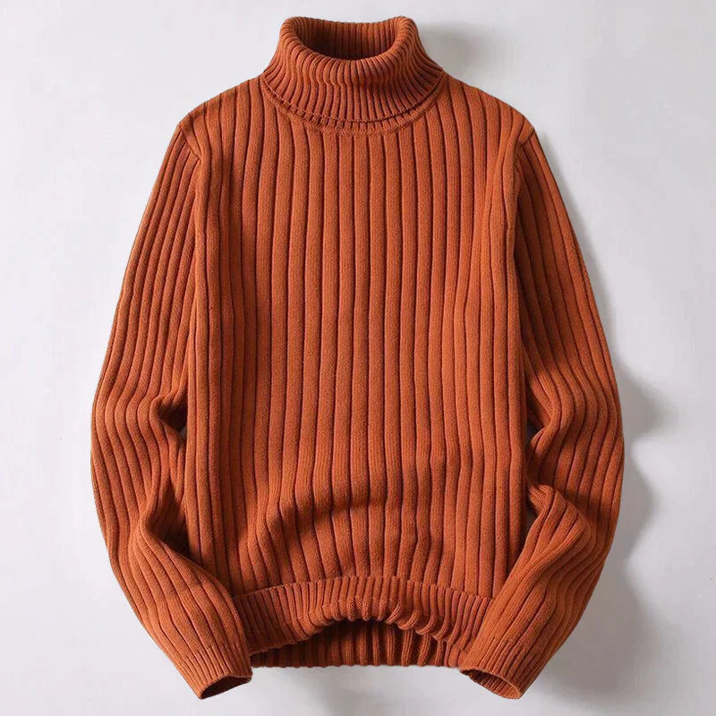 Maglione dolcevita da uomo in lana merino - Wyatt