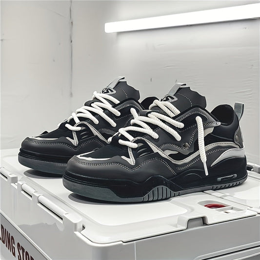 Hanz - Scarpe da ginnastica casual con motivo geometrico