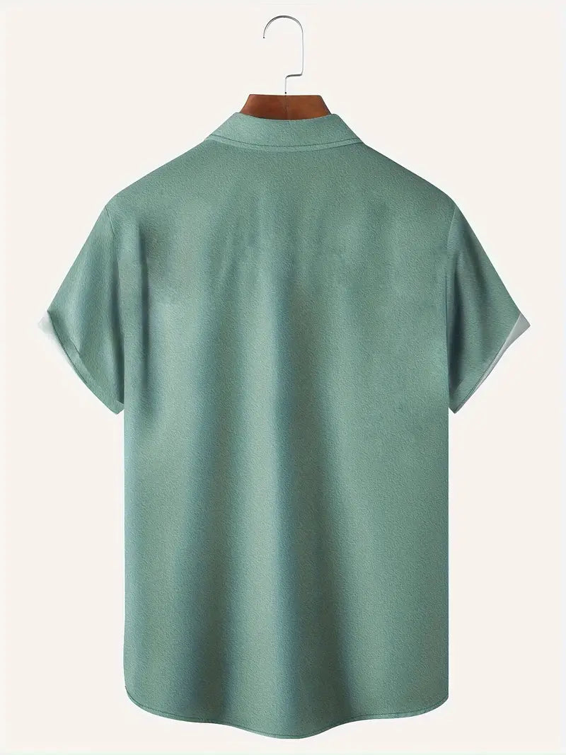 Thomas - Camicia a maniche corte a righe per uomo