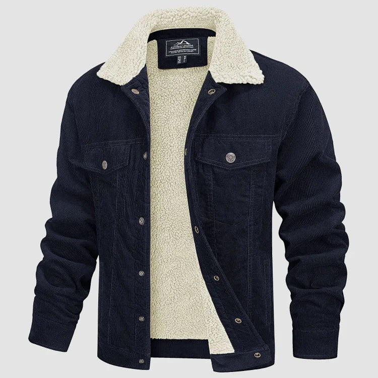 Levi - Giacca di velluto a coste di tendenza per uomo