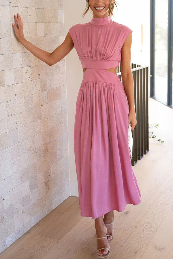 Arabella - Maxi abito plissettato da donna