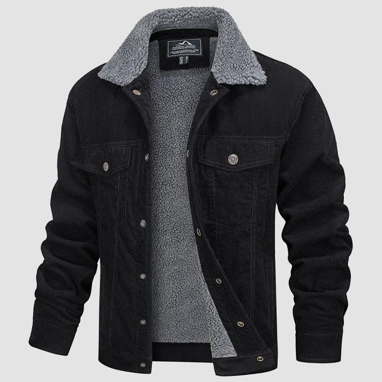 Levi - Giacca di velluto a coste di tendenza per uomo