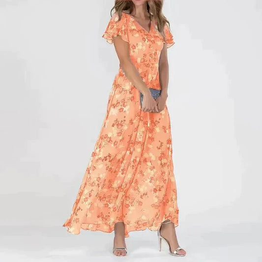 Josephine - Abito lungo estivo con motivo floreale
