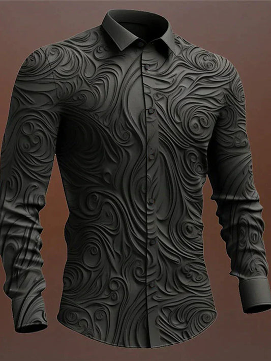 Levi - Camicia gotica vintage da uomo