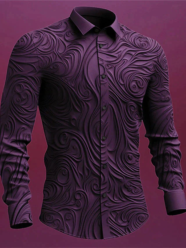 Levi - Camicia gotica vintage da uomo
