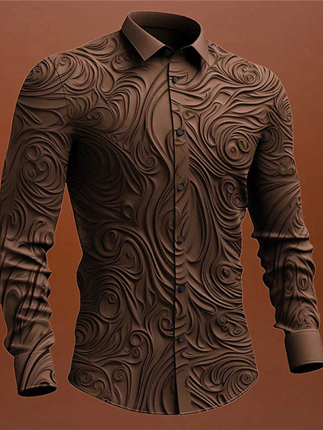 Levi - Camicia gotica vintage da uomo